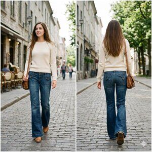 Fidelity Fashion Flare Koy Jeans  sz 26 x34